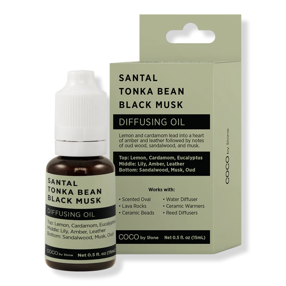 Santal Tonka Bean Black Musk Diffusing Oil by Coco by Stone