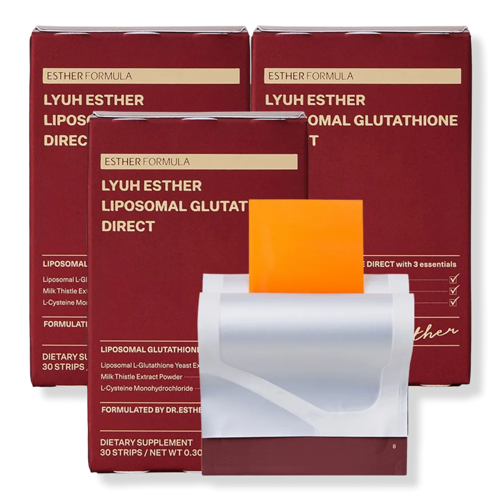 Liposomal Glutathione Direct Dissolving Oral Strips - 3 Month Supply by Esther Formula