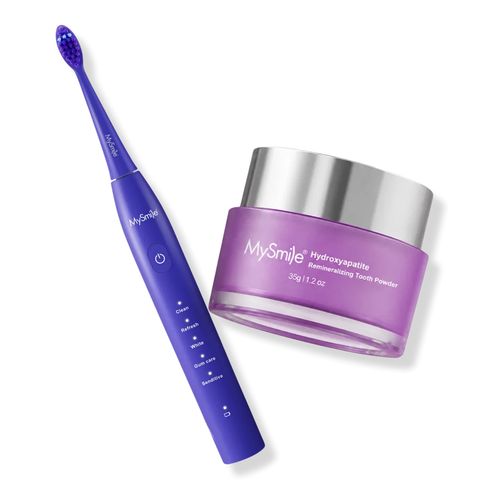 DY156 Essential Electric Toothbrush + Nano-Hydroxyapatite Tooth Powder Bundle by Mysmile