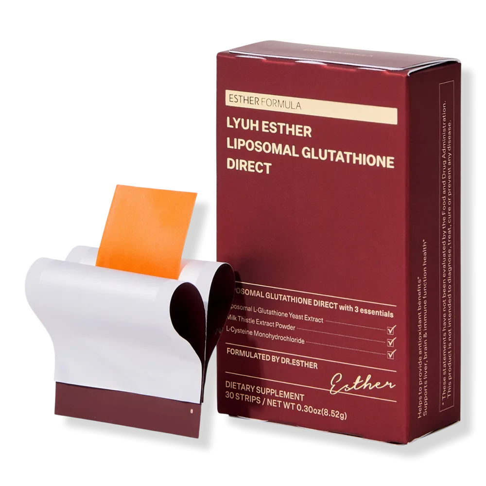 Liposomal Glutathione Direct Dissolving Oral Strips - 1 Month Supply by Esther Formula