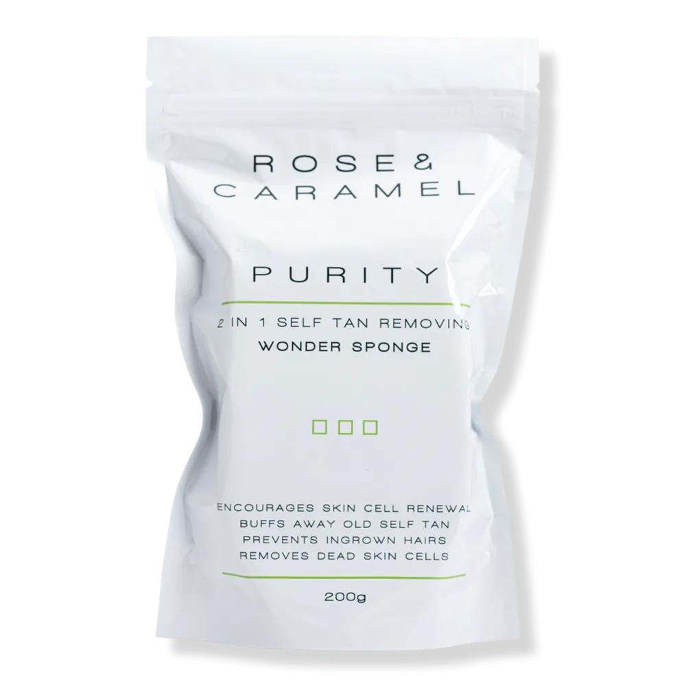 Purity Self Tan Removing Soap Sponge by Rose and Caramel