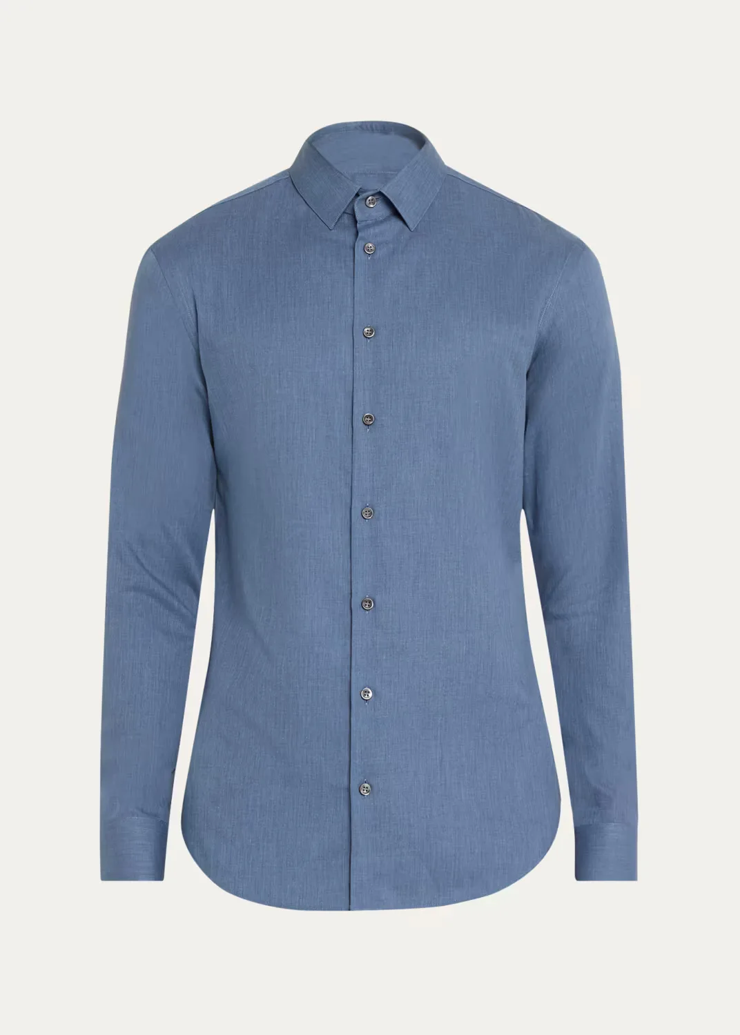 Tonal Chevron Sport Shirt by Armani