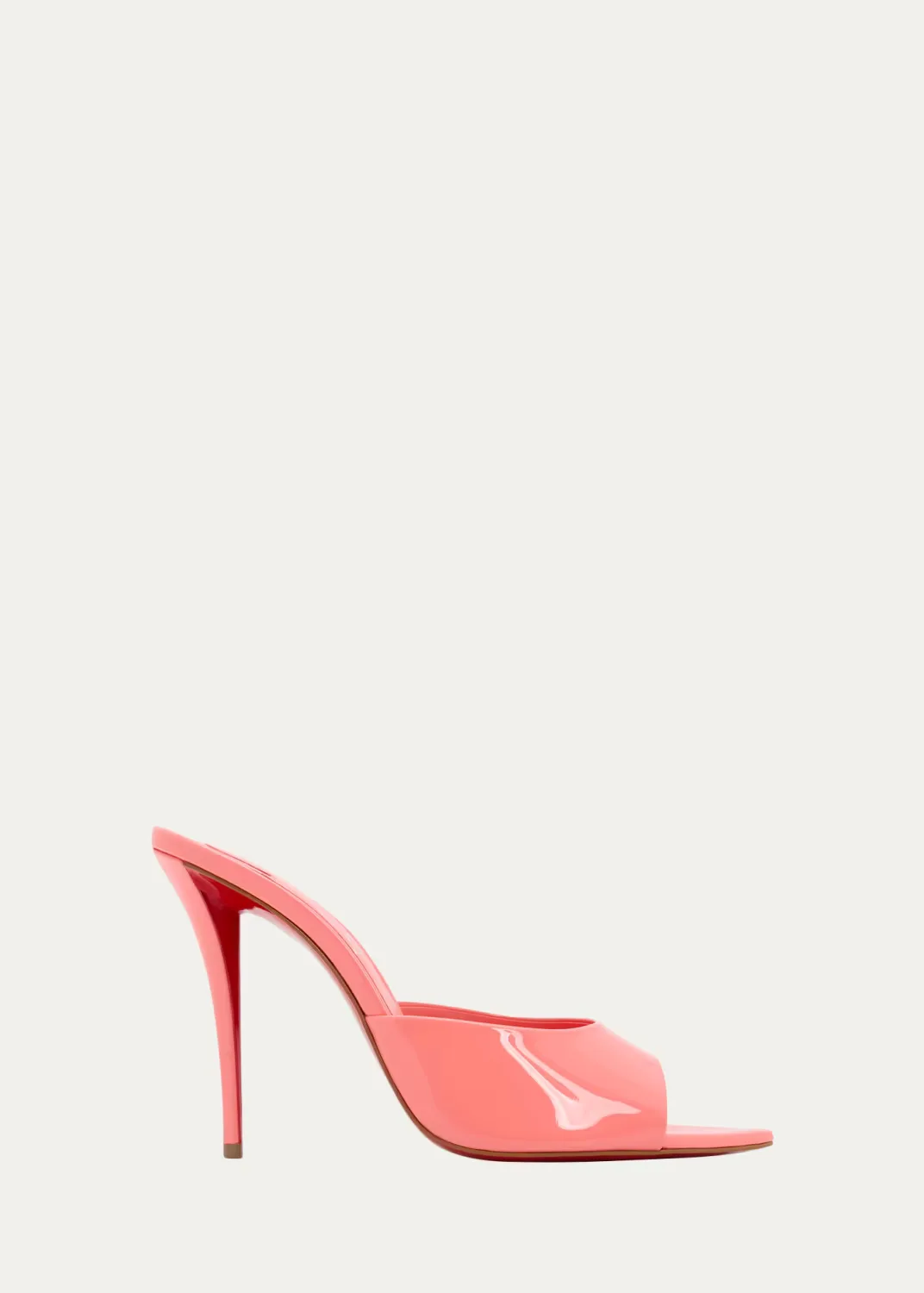 100mm Miss Z Leather Mule Sandals by Christian Louboutin