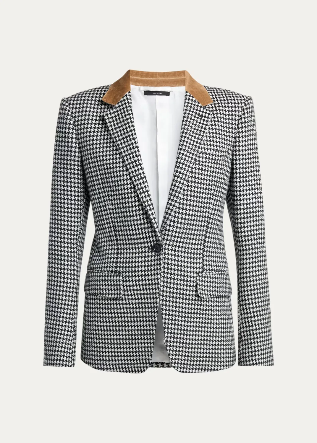 Cashmere Houndstooth Single-Breasted Jacket by Tom Ford