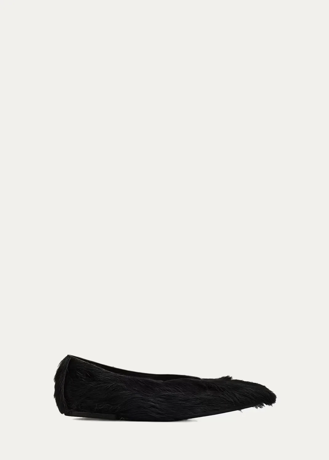 Calf Hair Ballerina Flats by Rick Owens
