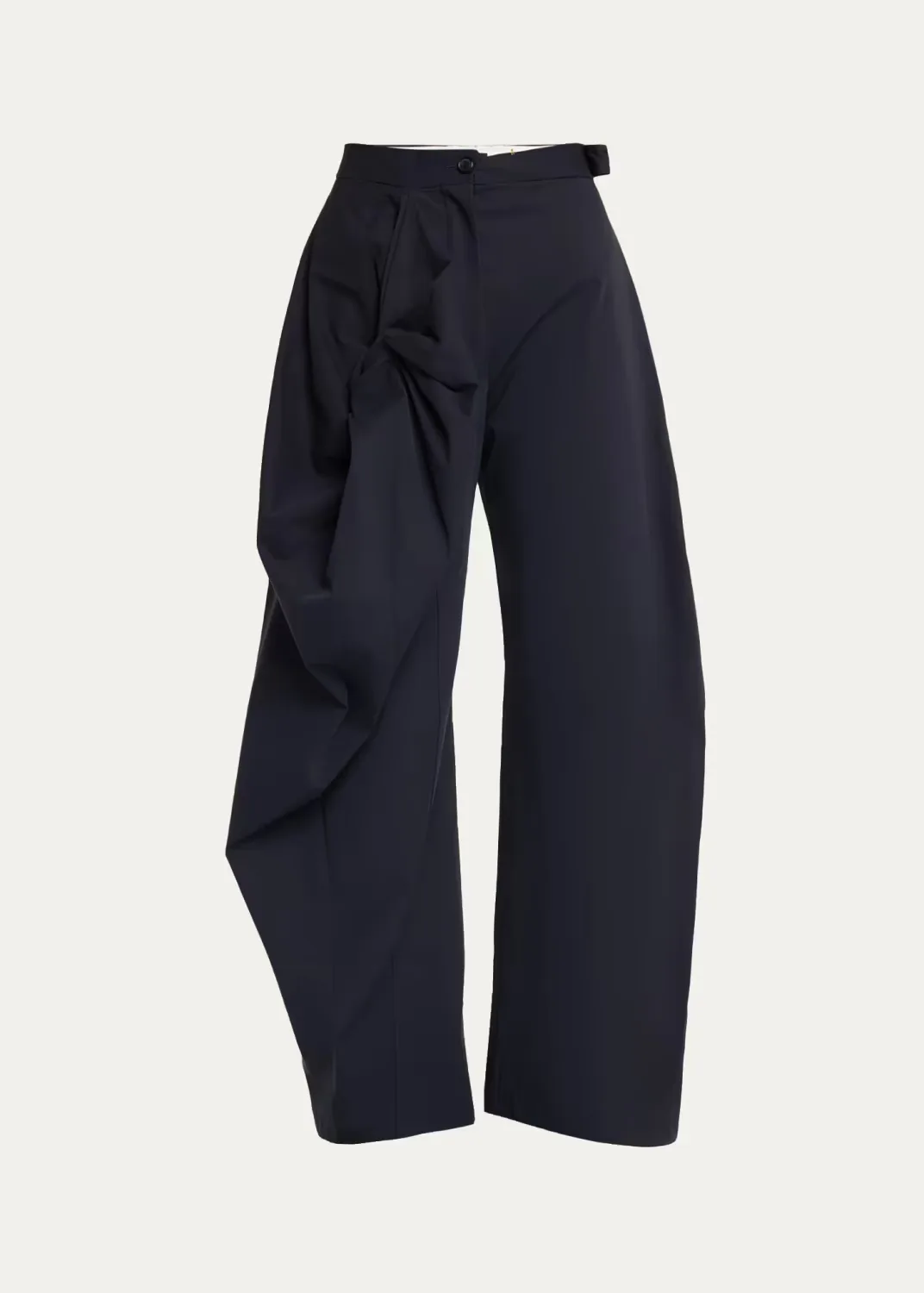 Foldover Twist Barrel-Leg Jeans by JW Anderson