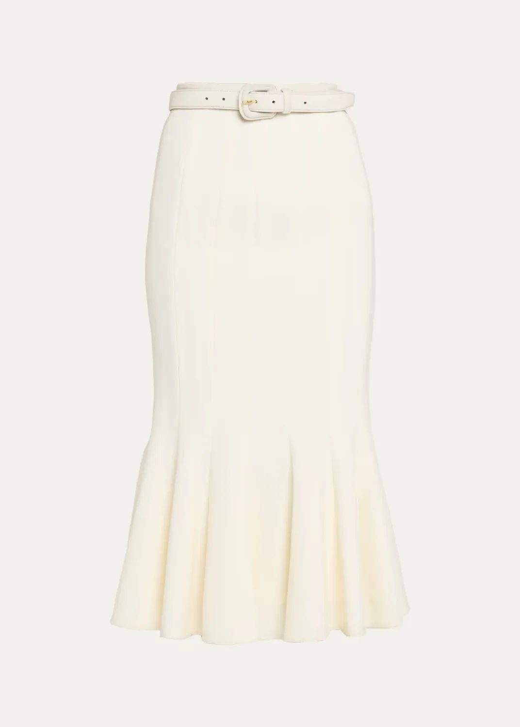Stretch Crepe Midi Tulip Skirt by Sergio Hudson
