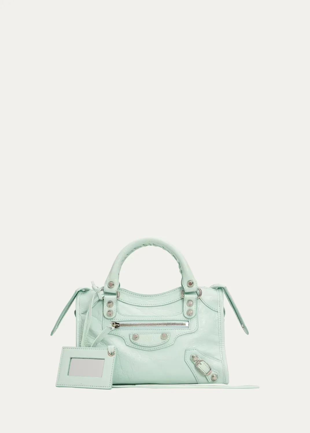 Le City Mini Arena Leather Top-Handle Bag by Balenciaga
