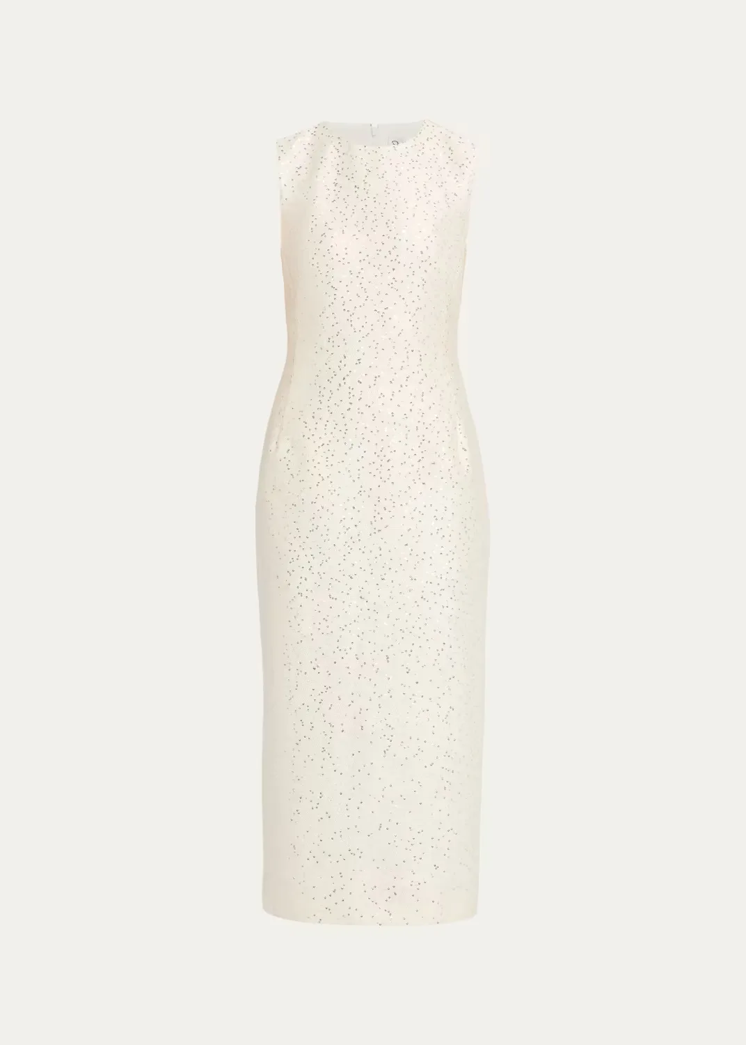 Sleeveless Sequined Wool-Blend Midi Dress by Oscar de la Renta