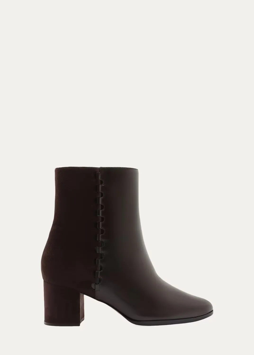60mm Jesse Mixed Leather Booties by Alexandre Birman