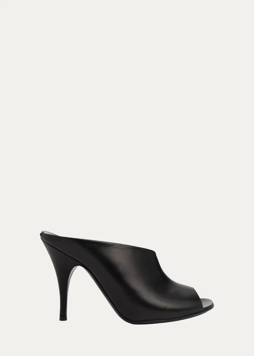 95mm Diana Leather Asymmetric Mules by Pierre Hardy