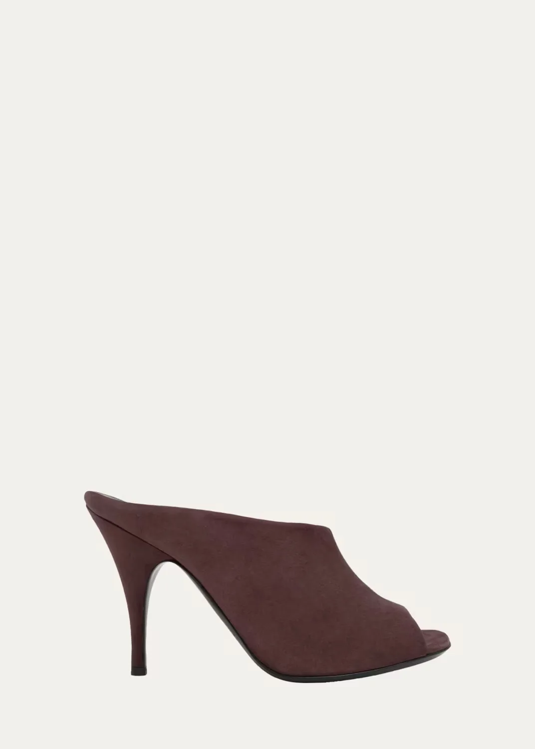 95mm Diana Leather Asymmetric Mules