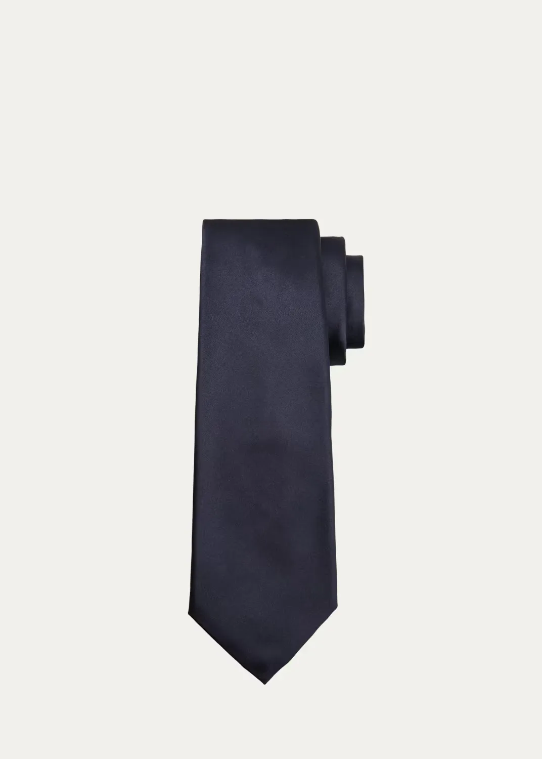 Solid Silk Tie by Kiton