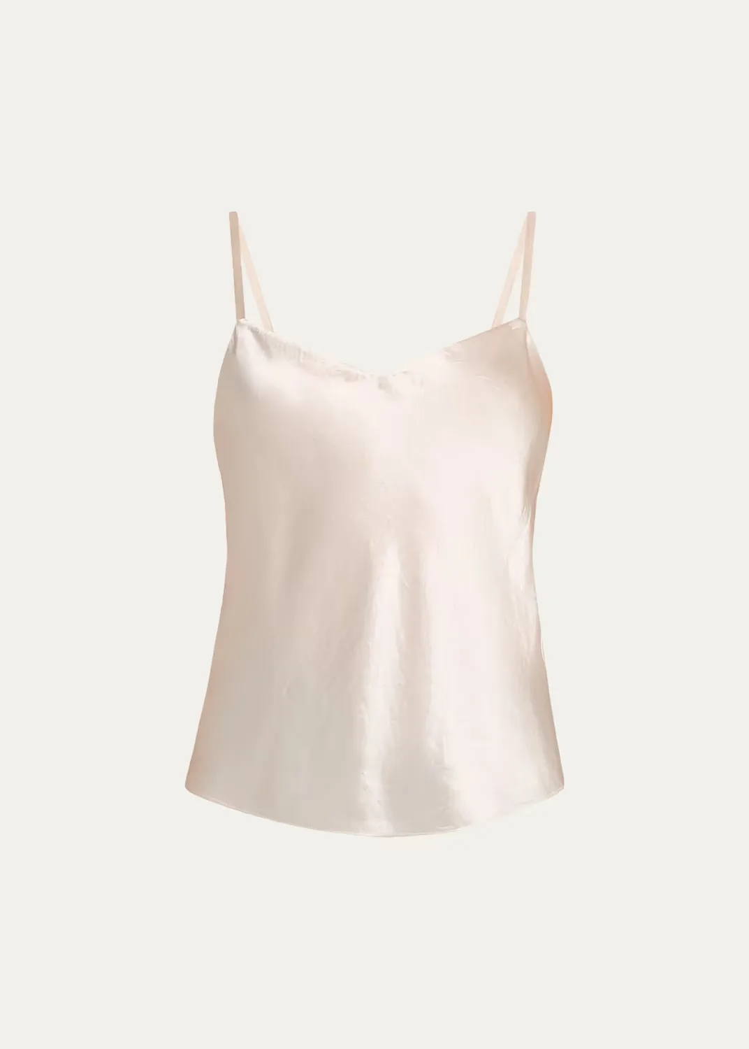Satin V-Neck Cami by Vince
