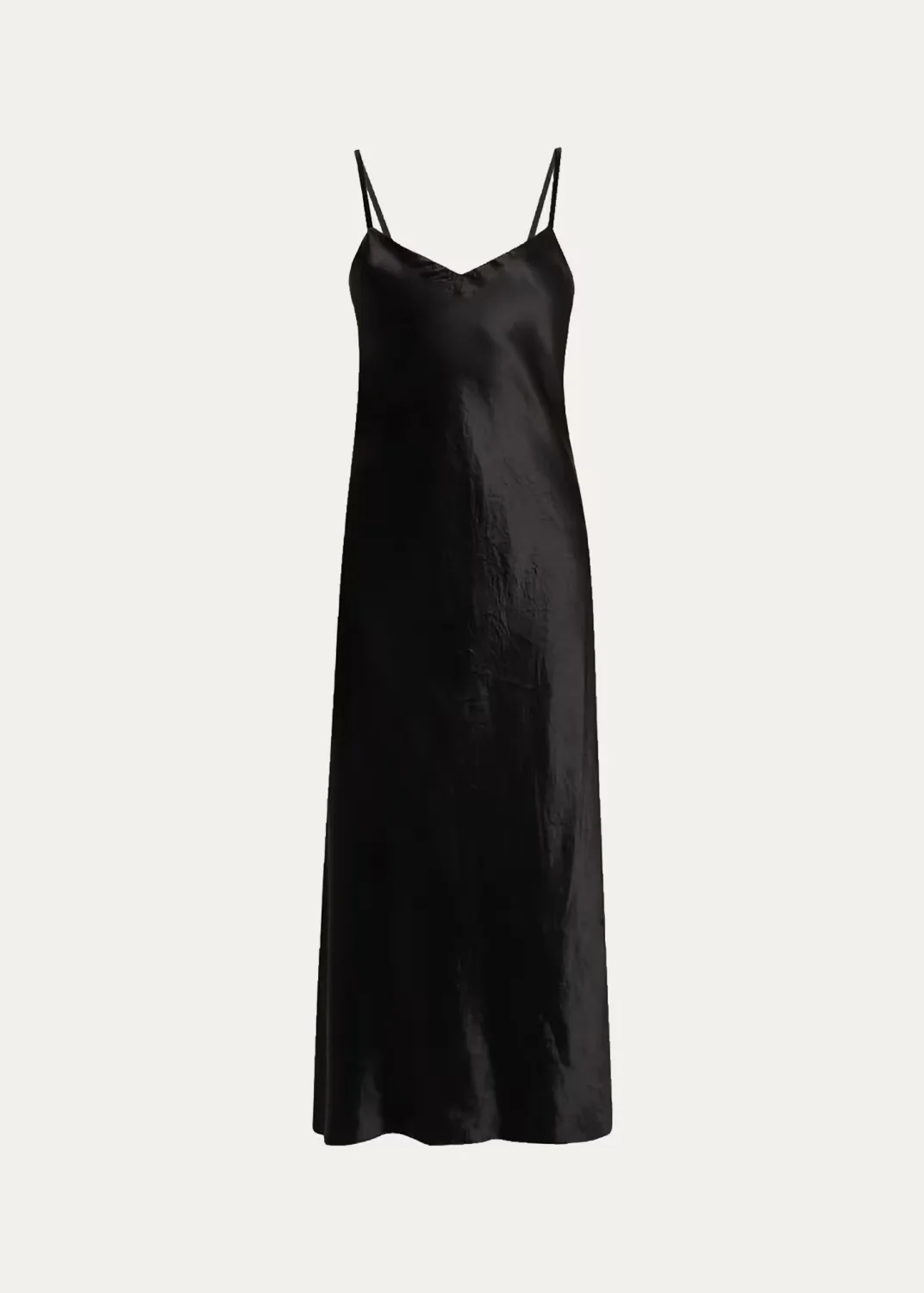 Satin V-Neck Slip Dress by Vince
