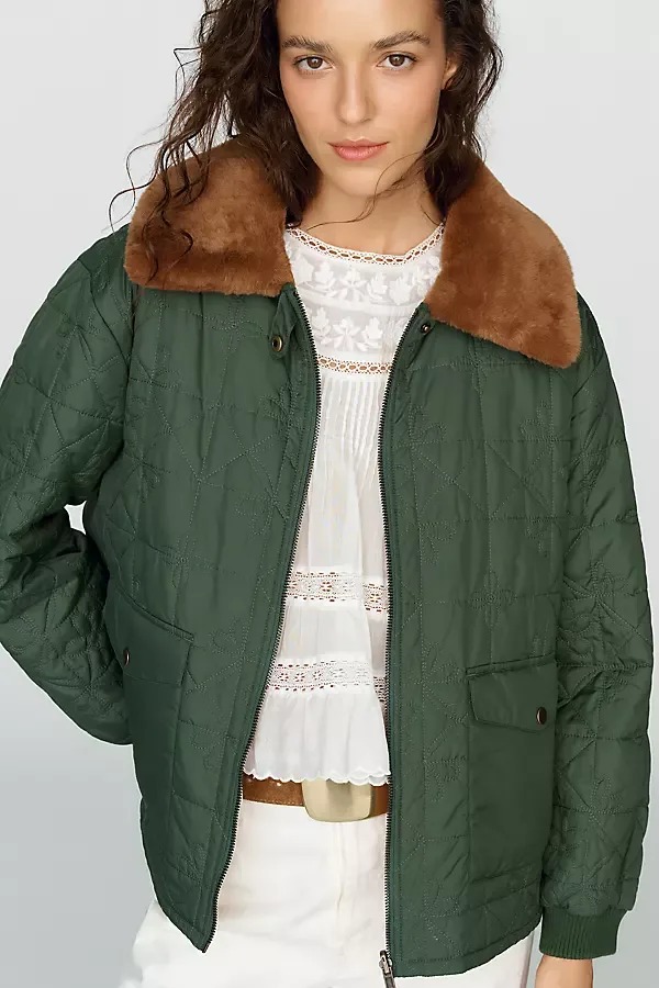 The Reversible Quilted Jacket by The Great