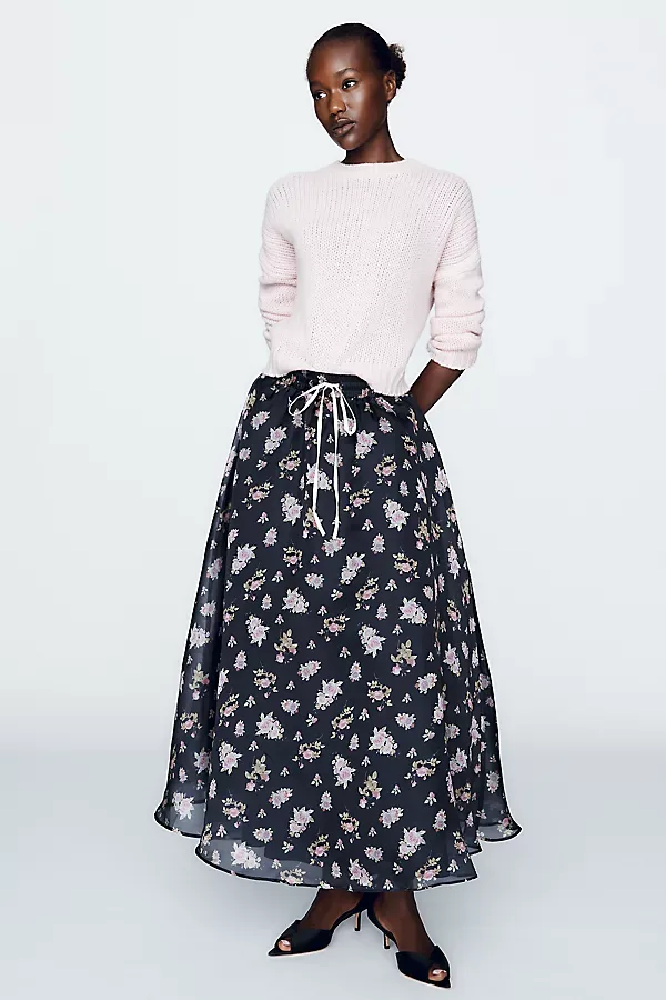 Rebecca Midi Skirt by Elevator Disco