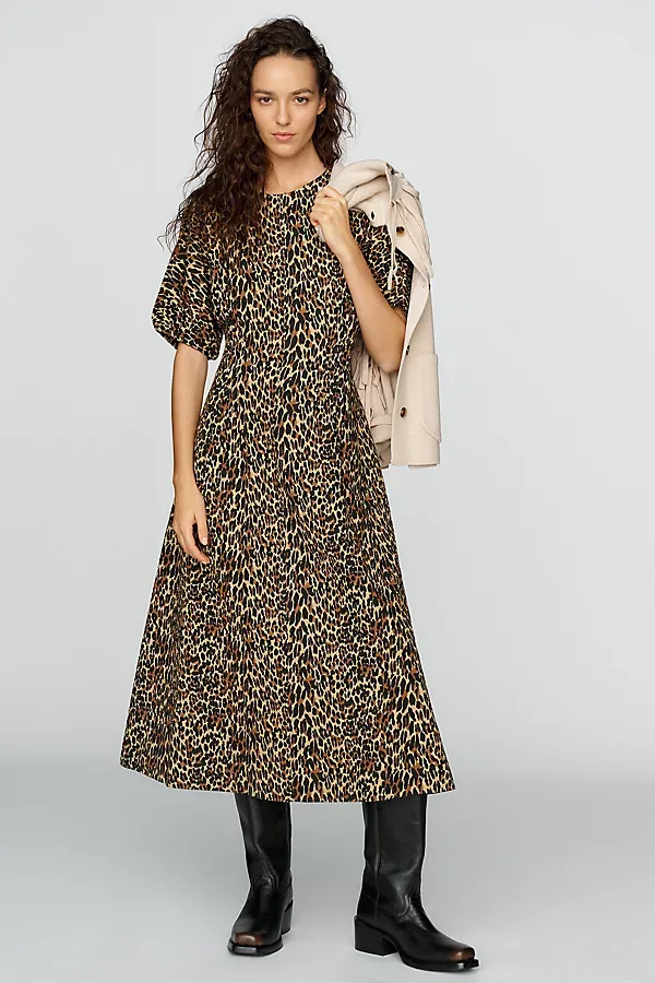 Hartford 100% Cotton Midi Dress by The Great
