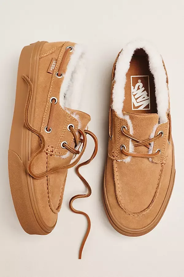 Fur Lined Mocassins by Vans