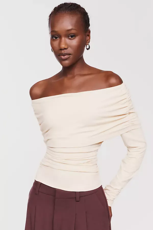 Gathered Off the Shoulder Top by Susana Monaco