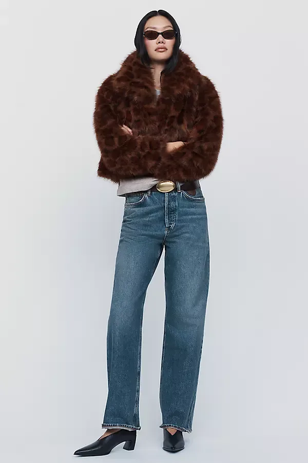 Vintage Loose High Rise Straight Leg Jeans by AGOLDE