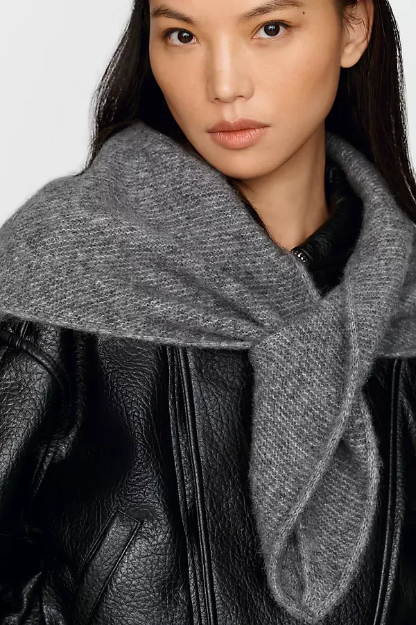 Wool Blend Triangle Scarf by Anthropologie
