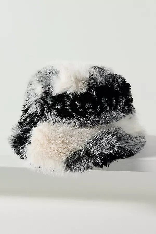 Faux Fur Bucket Hat by Lucky Zone