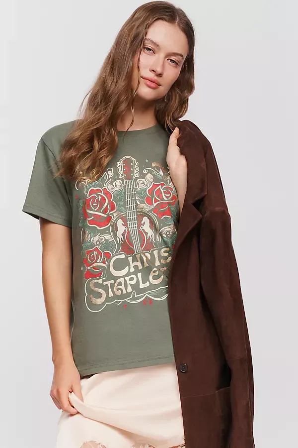 Chris Stapleton 100% Cotton Graphic Tee by Letluv