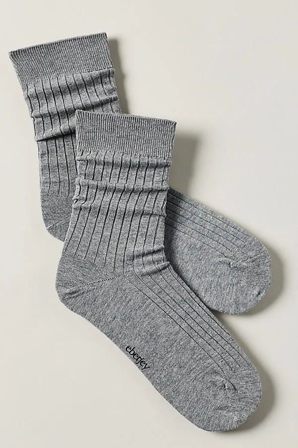 Rib Crew Socks by Eberjey