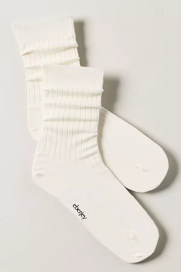 Rib Crew Socks