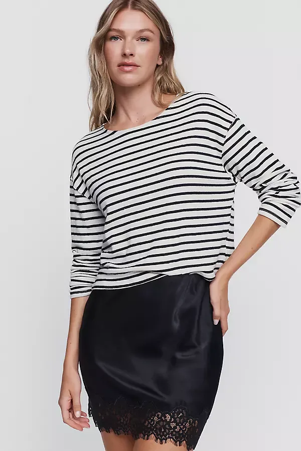 Jenna 100% Cotton Boatneck Top by perfectwhitetee