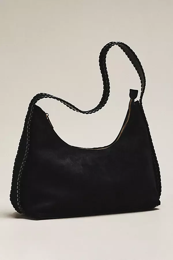 Paige Faux Suede Hobo Bag by Shiraleah