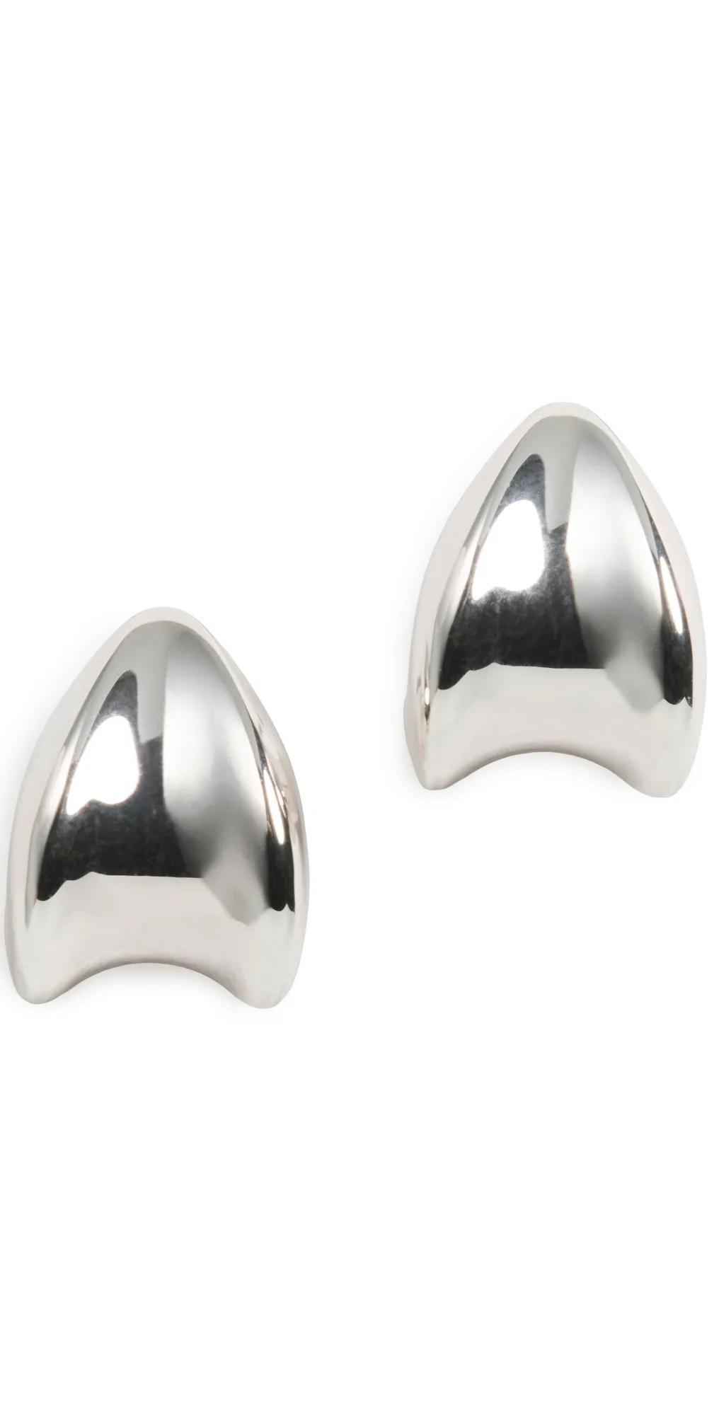 Mini Paige Puffs High Polish Silver by JENNY BIRD