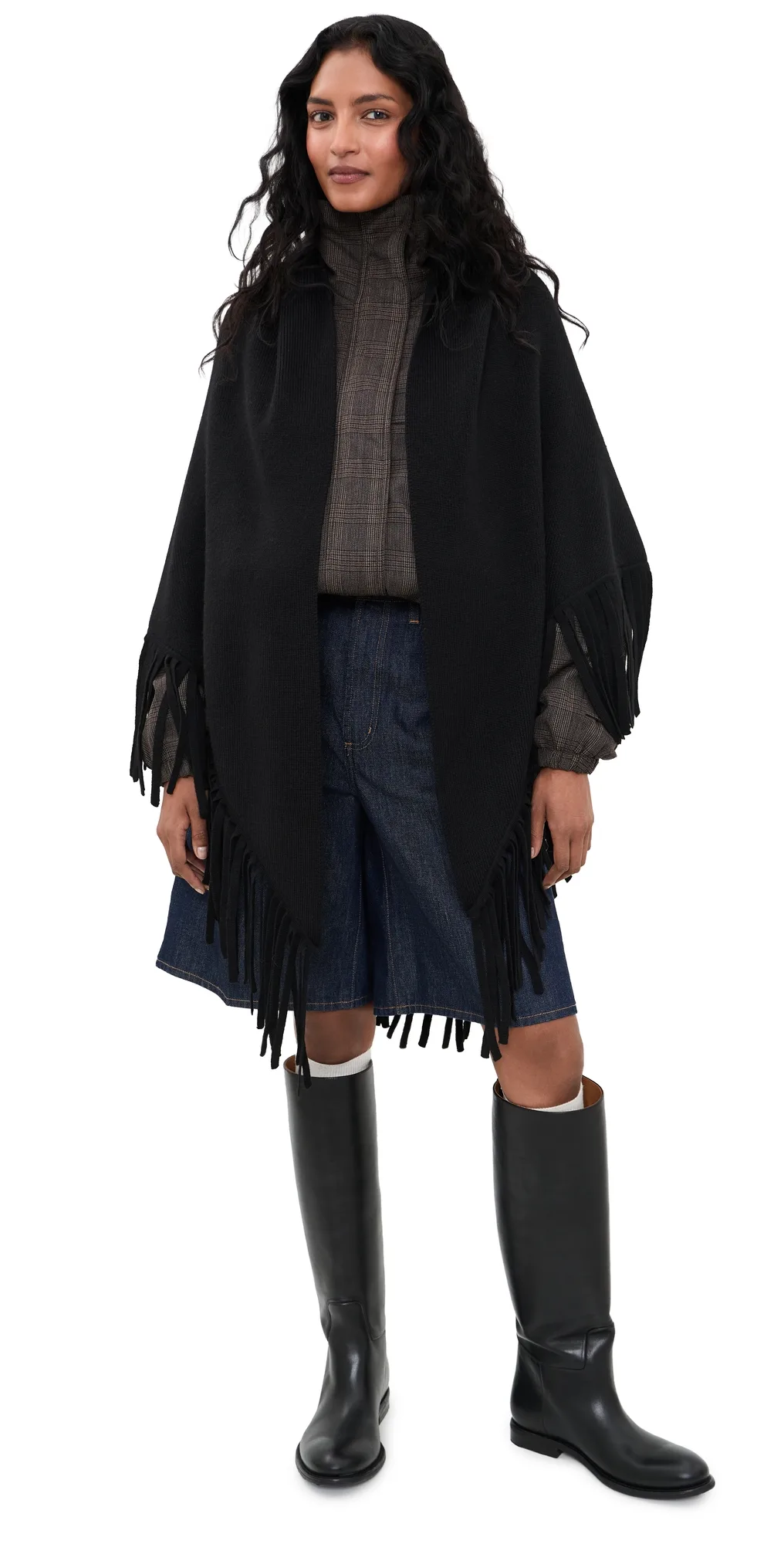 The Big Sweater Fringe Scarf by The Great