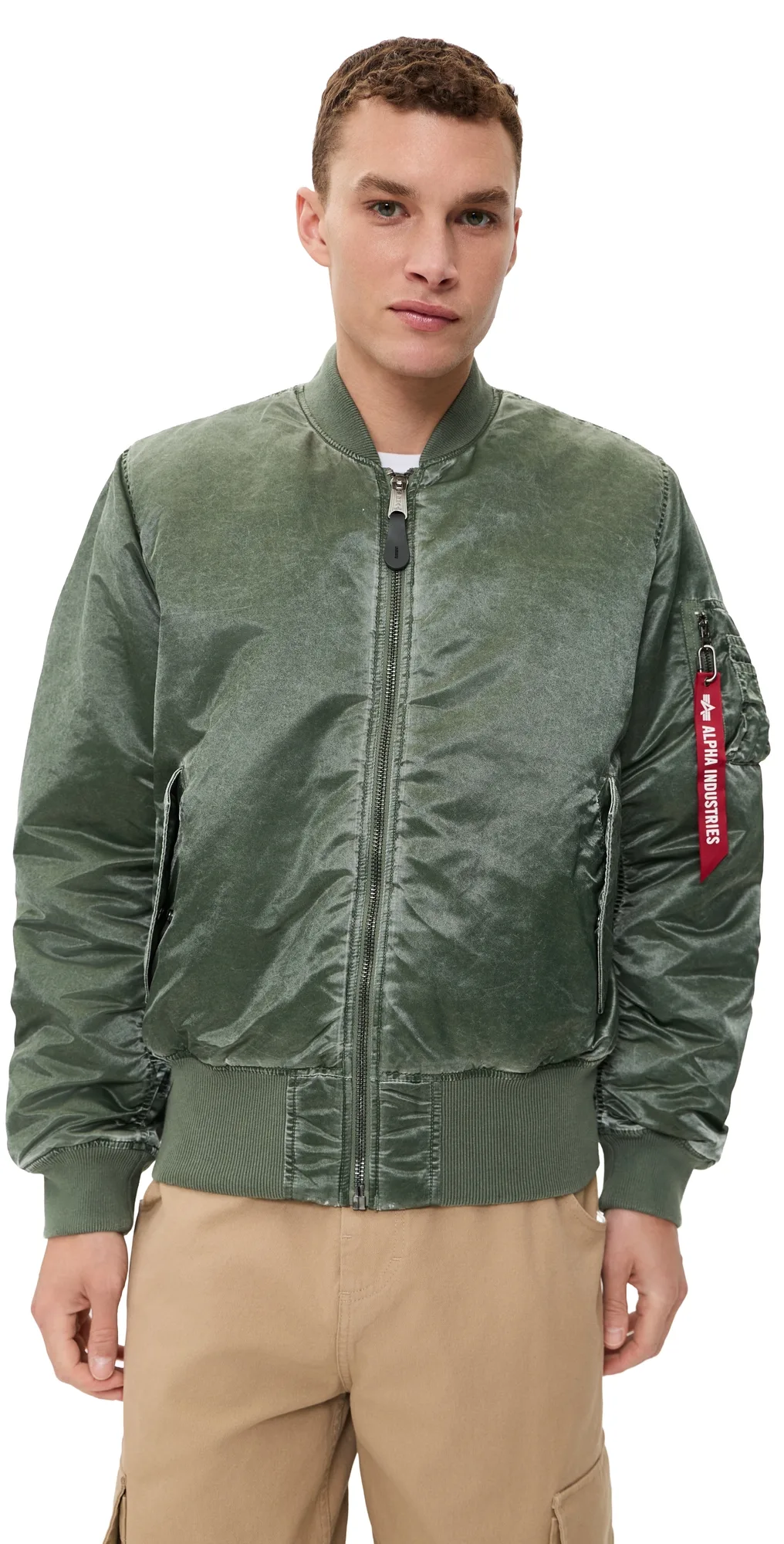 MA-1 Battlewash Heritage Fit Bomber Jacket by Alpha Industries