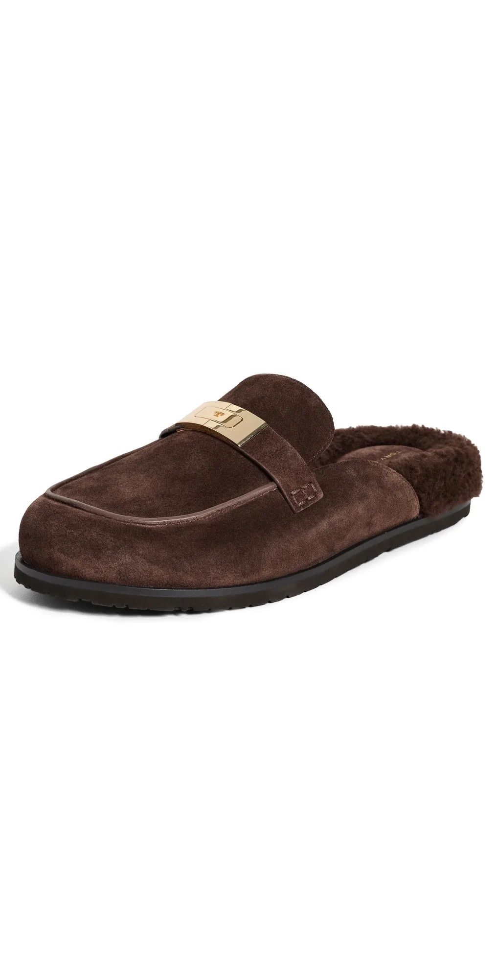 Leelee Shearling Mules by Tory Burch