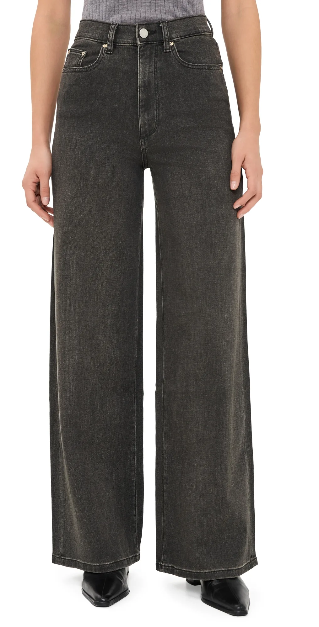 Hepburn Wide Leg High Rise Jeans 32 by DL1961