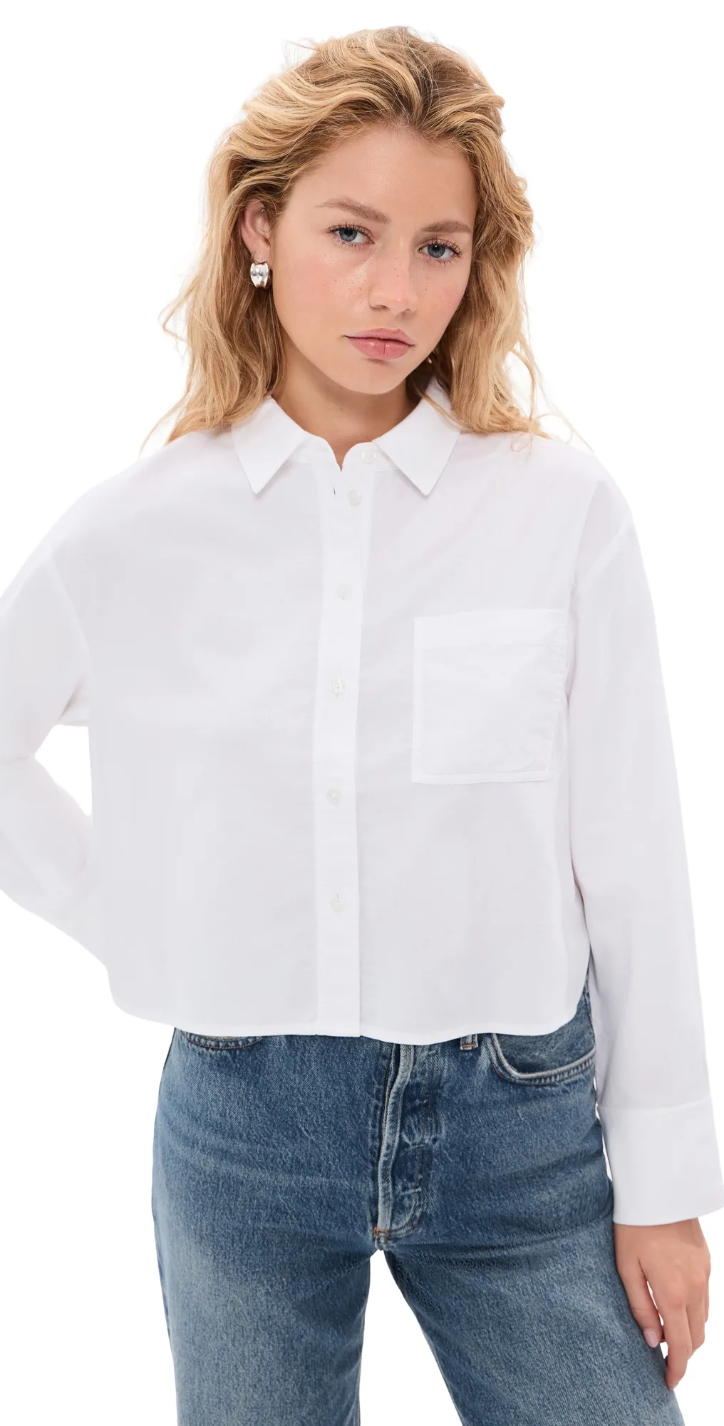 Felicity Button Down White Oxford