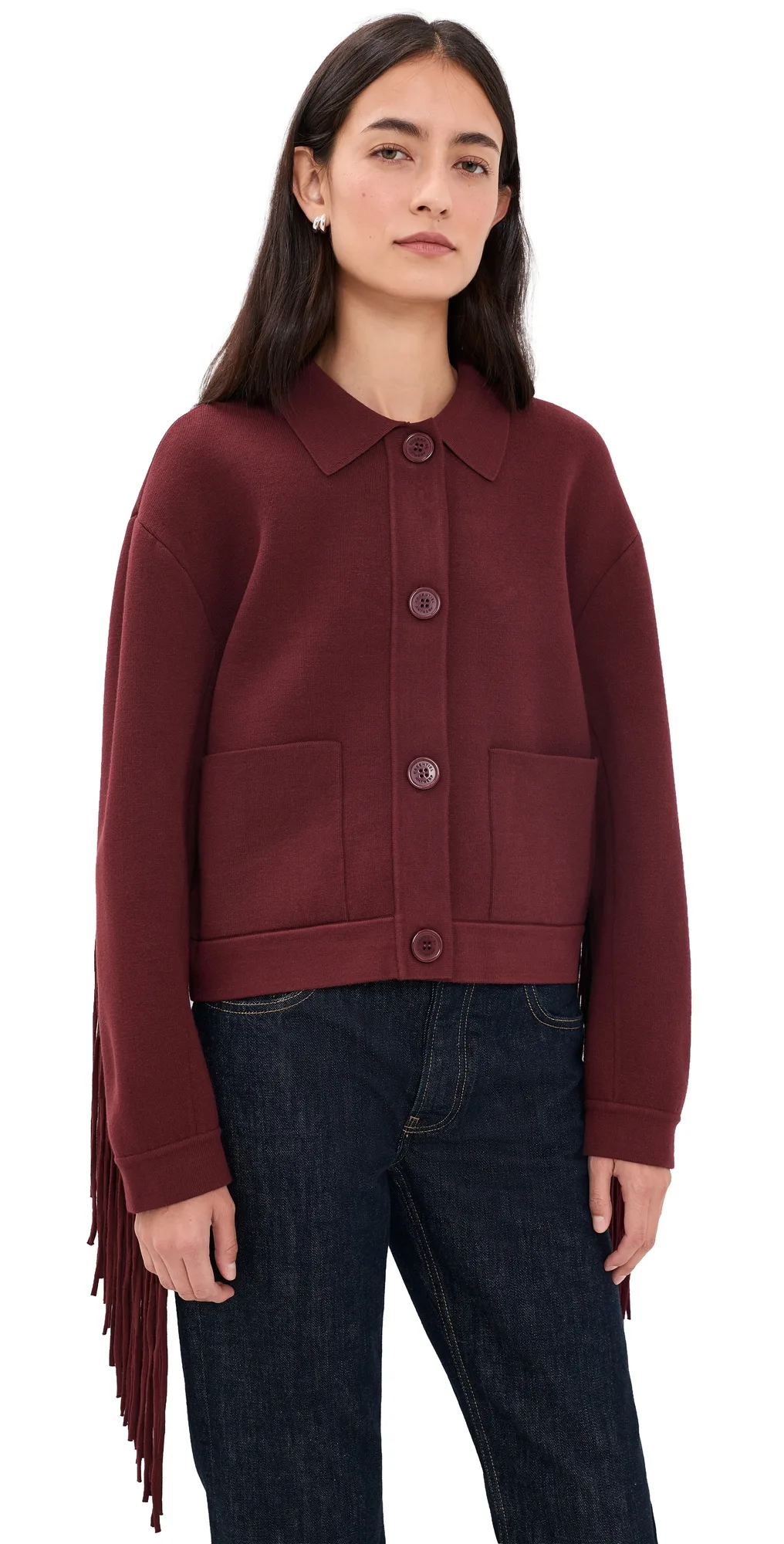 Istern Jacket with Fringes by ESSENTIEL ANTWERP