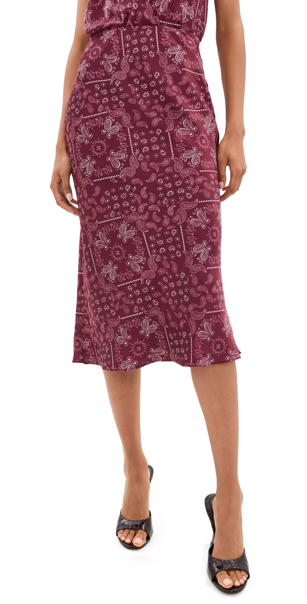 Olive Midi Skirt by LE BOP
