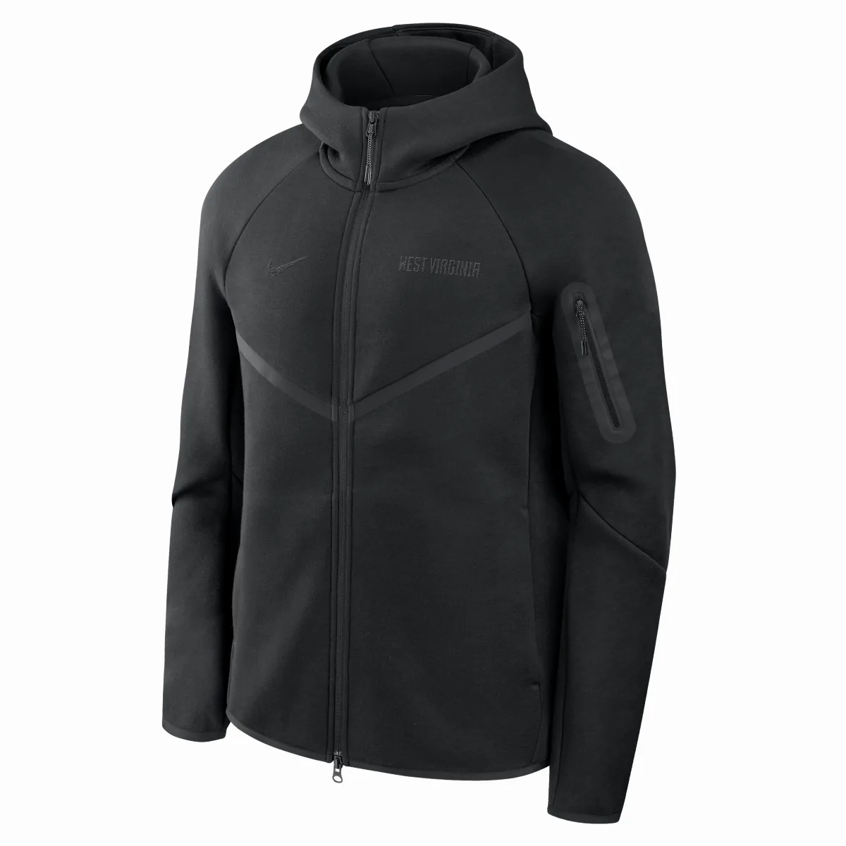 West Virginia Tech Fleece College Full-Zip Hooded Jacket by Nike
