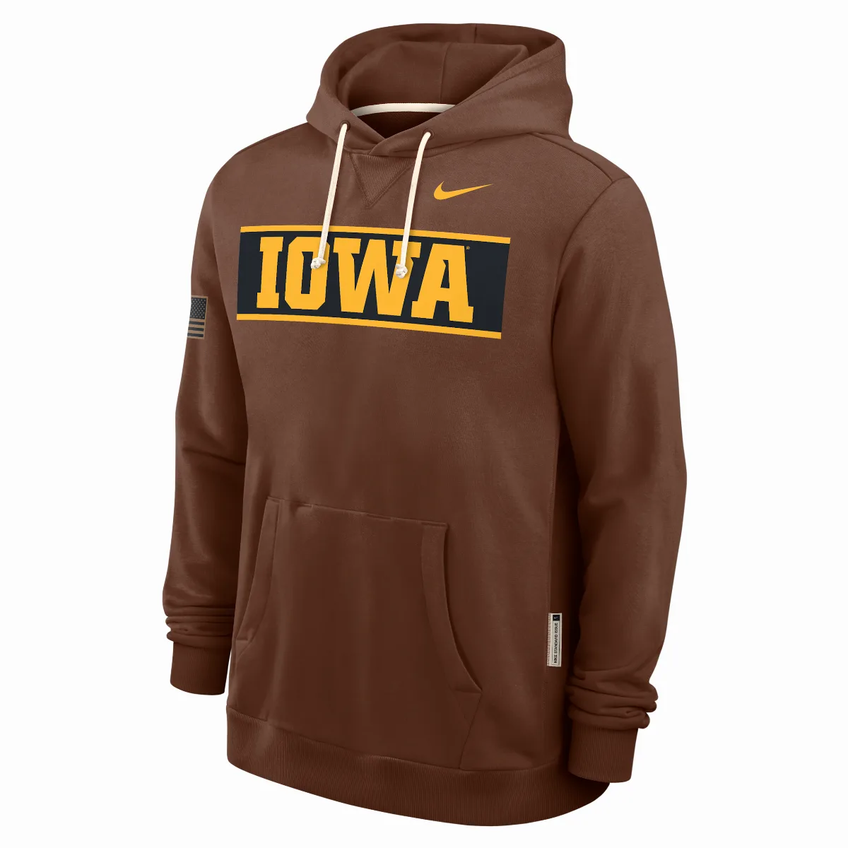 Iowa 2026 Military Appreciation Standard Issue Dri-FIT College Pullover Hoodie by Nike