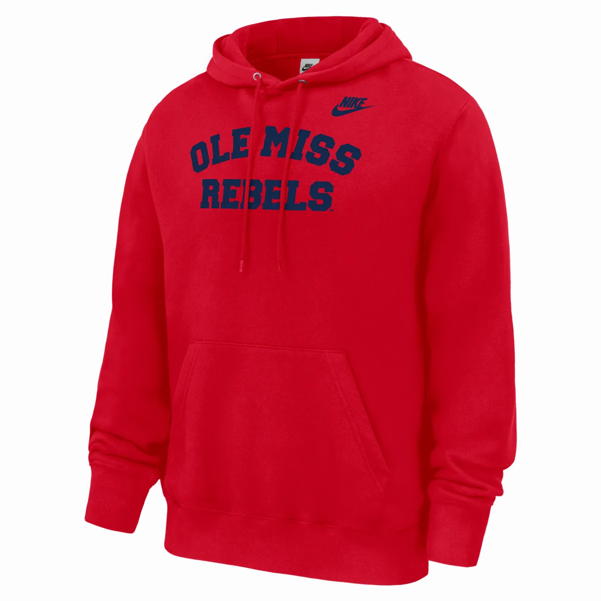 Ole Miss Rebels Club Football Fleece Pullover Hoodie by Nike