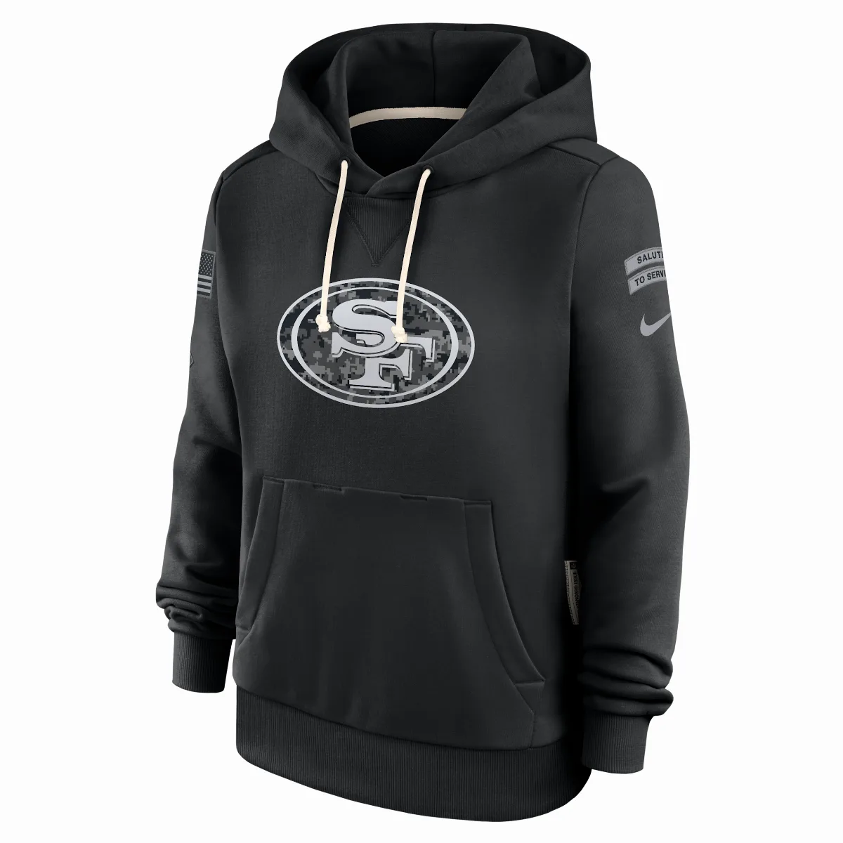 San Francisco 49ers Salute to Service Sideline Dri-FIT NFL Pullover Hoodie by Nike