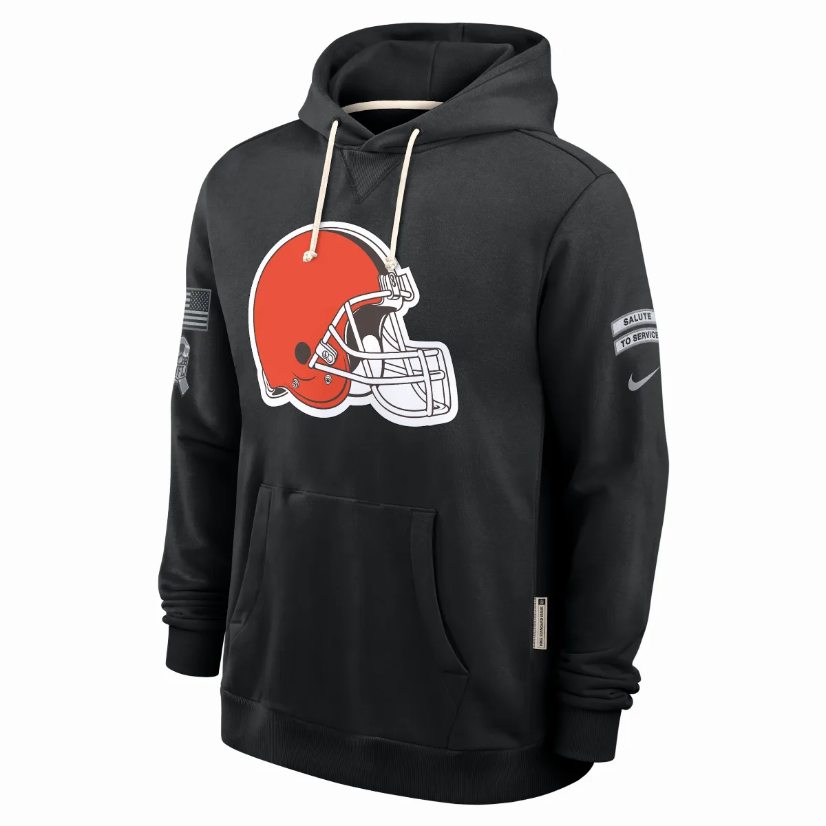 Cleveland Browns Salute to Service Sideline Dri-FIT NFL Pullover Hoodie by Nike