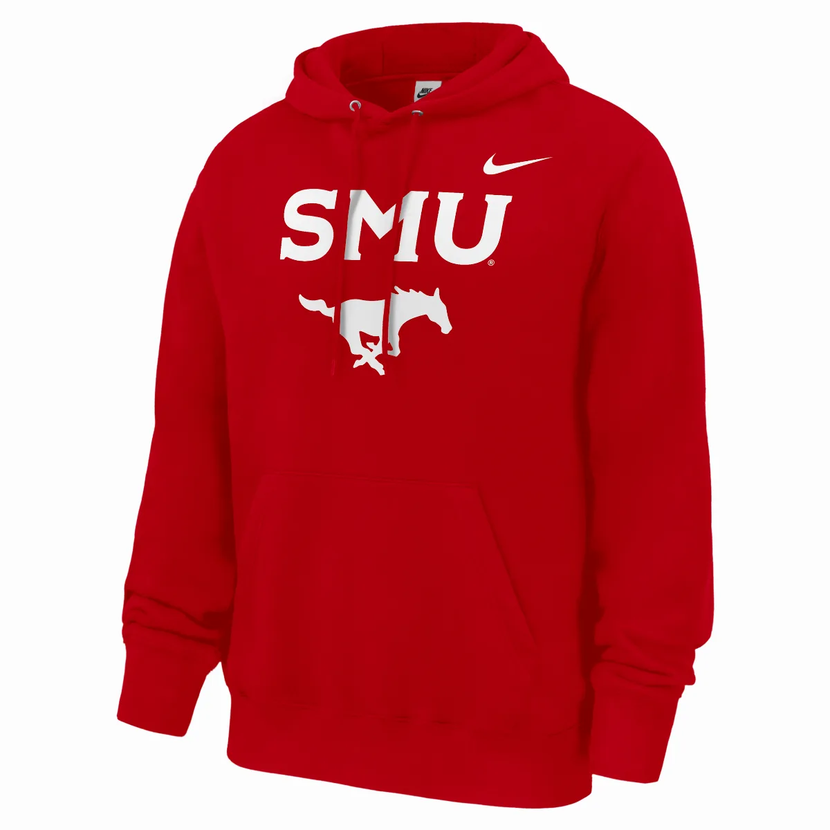 SMU Mustangs Club Football Fleece Pullover Hoodie by Nike