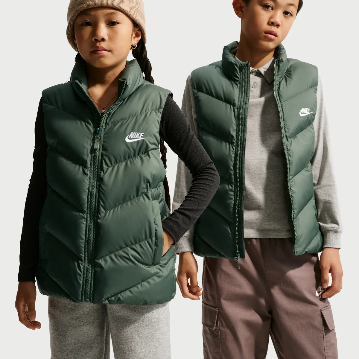 Sportswear All Day Play Therma-FIT Loose-Fit Puffer Vest by Nike
