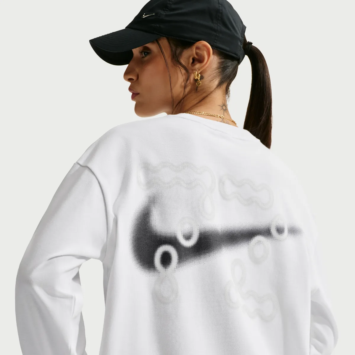Sportswear Oversized Long-Sleeve T-Shirt by Nike