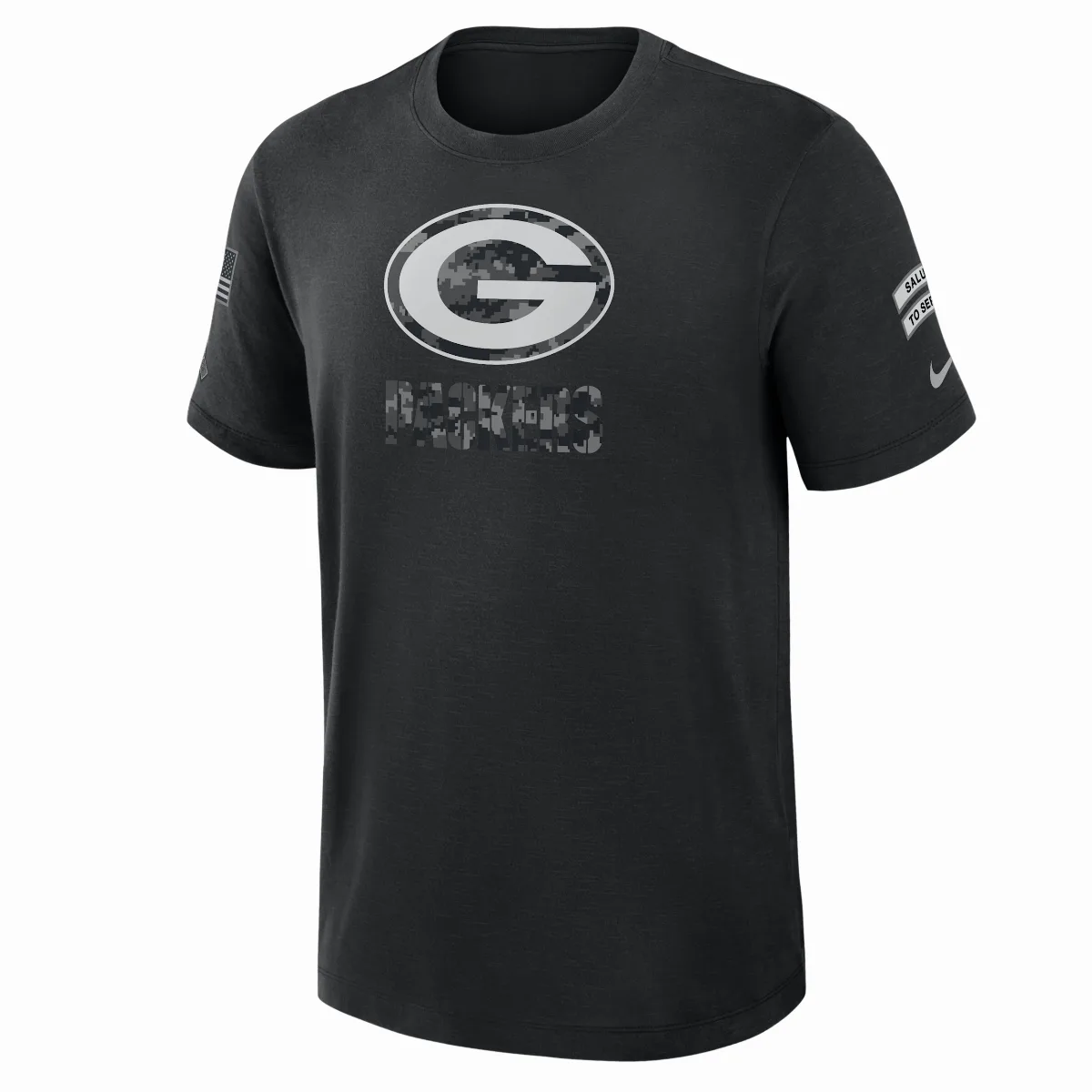 Green Bay Packers Salute to Service Slub Dri-FIT NFL T-Shirt by Nike
