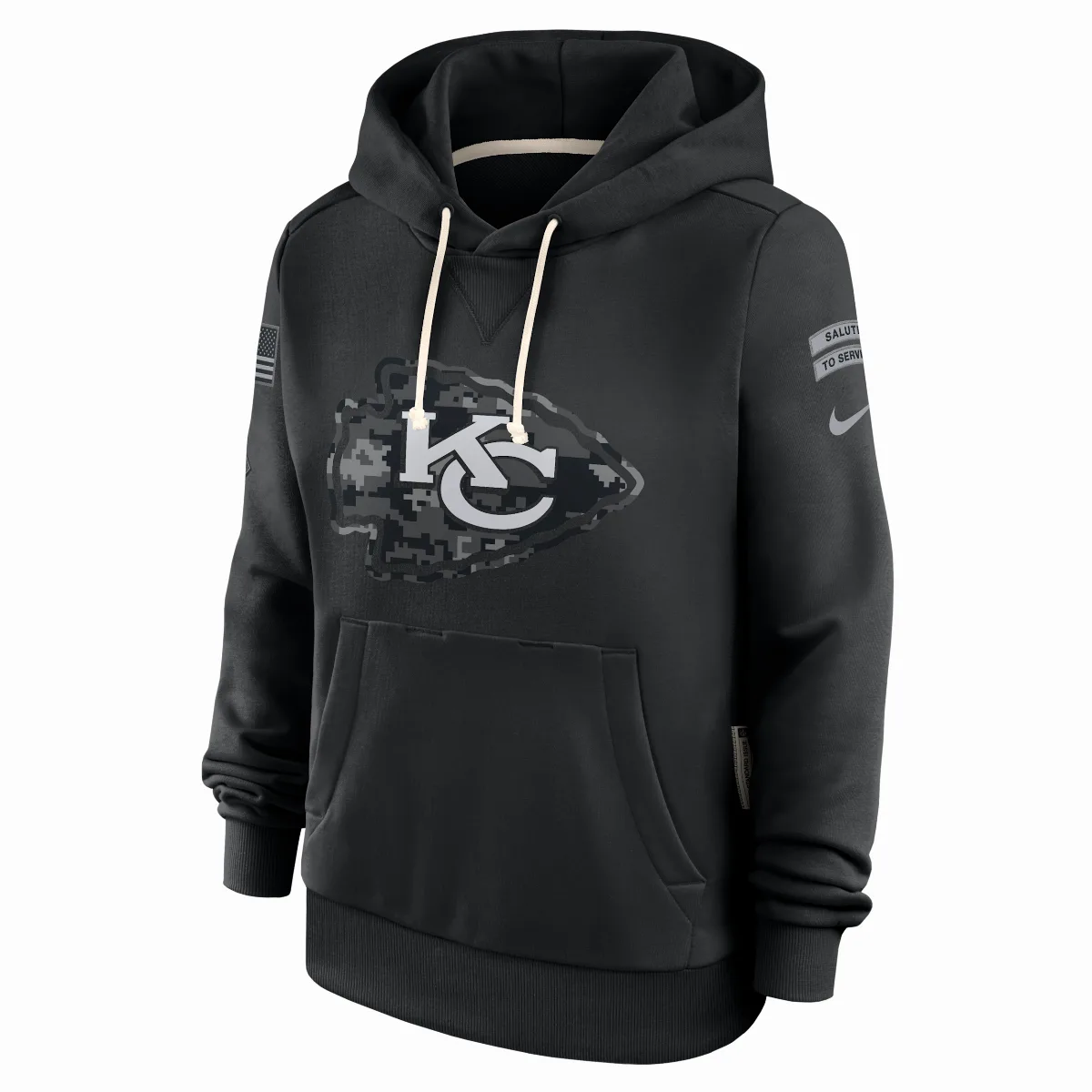 Kansas City Chiefs Salute to Service Sideline Dri-FIT NFL Pullover Hoodie by Nike